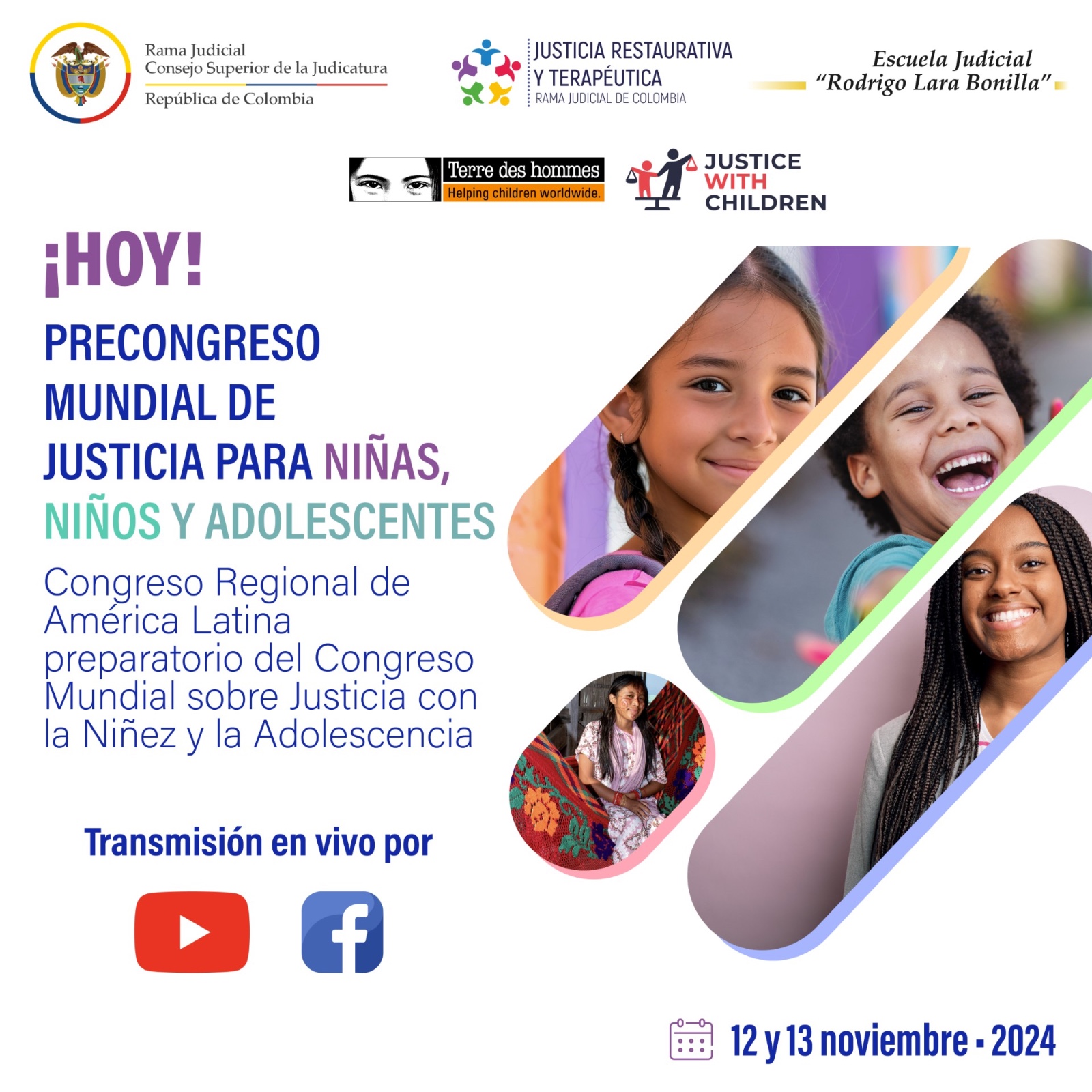 En Marcha el Precongreso Mundial de Justicia para Niñas, Niños y Adolescentes!